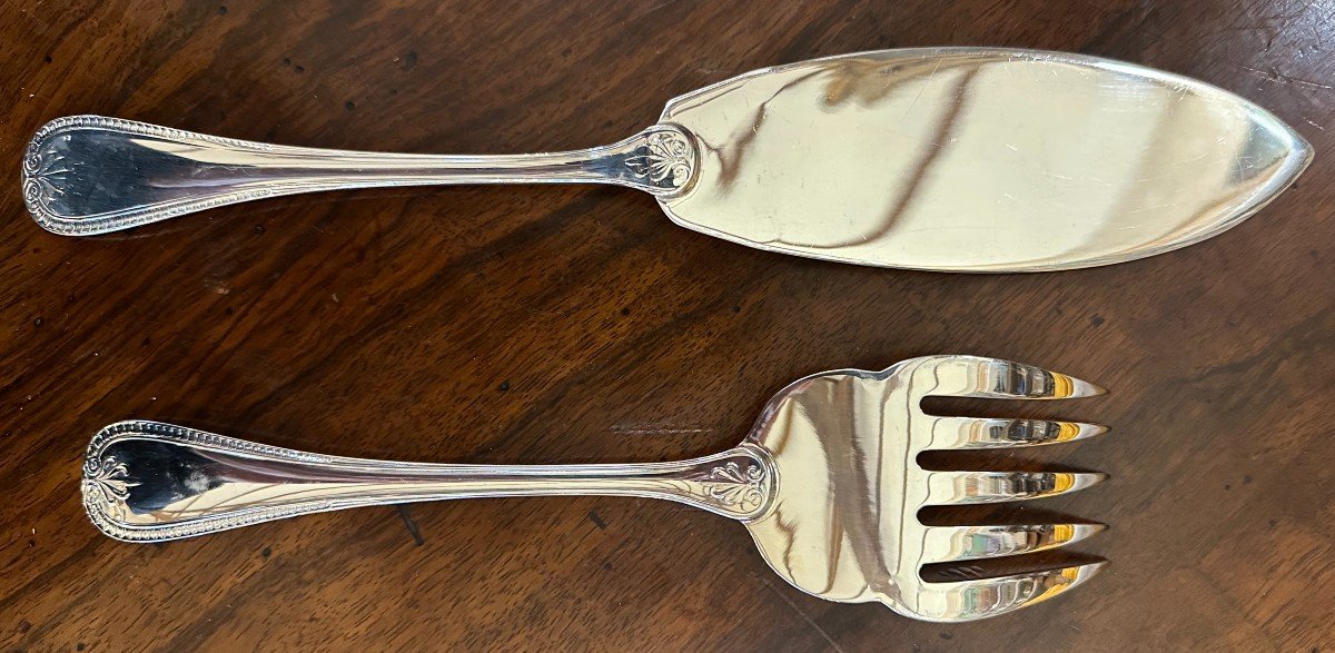 Christofle Malmaison Empire Model 86 Piece Cutlery Set -photo-7