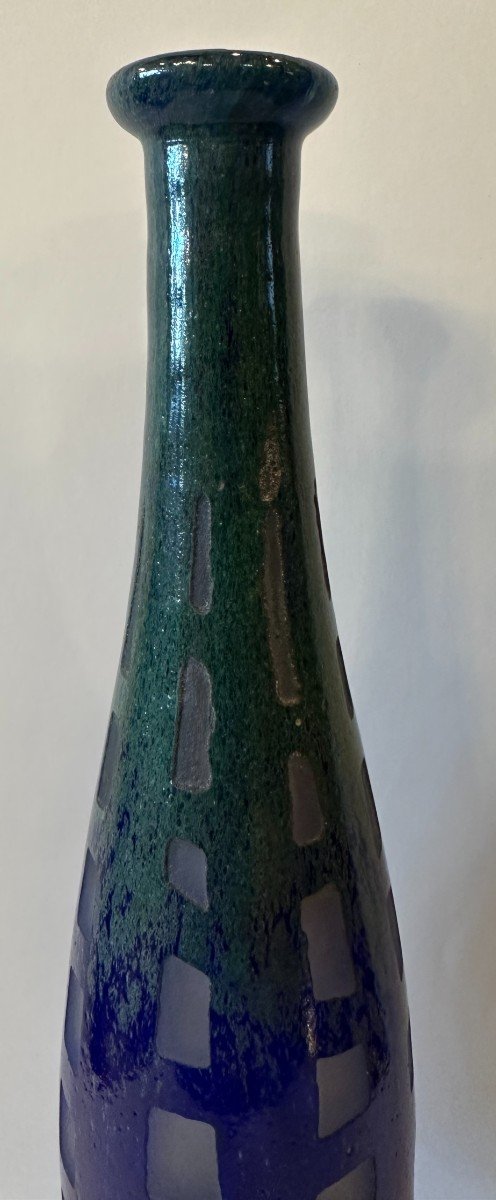 Small Art Deco Soliflore Vase By Charles Schneider For Le Verre Français Circa 1930-photo-1