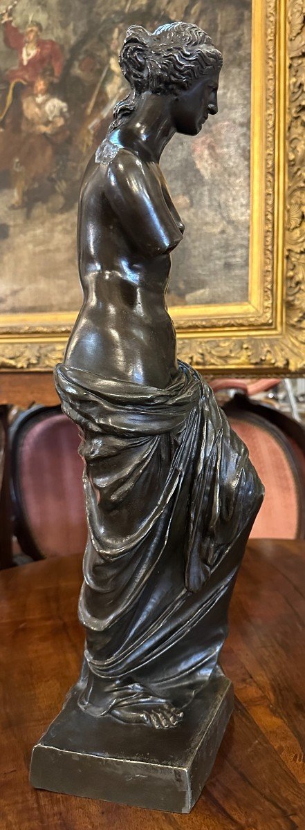 Sculpture Bronze Vénus De Milo De Chez Prosper Roussel Place Vendôme Paris Vers 1880 -photo-5