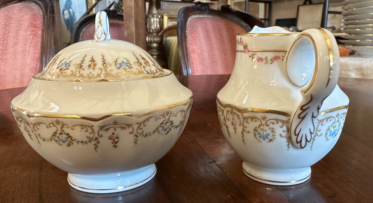 Haviland Limoges Porcelain Coffee Service Mozart Symphonia Model 12 People-photo-2