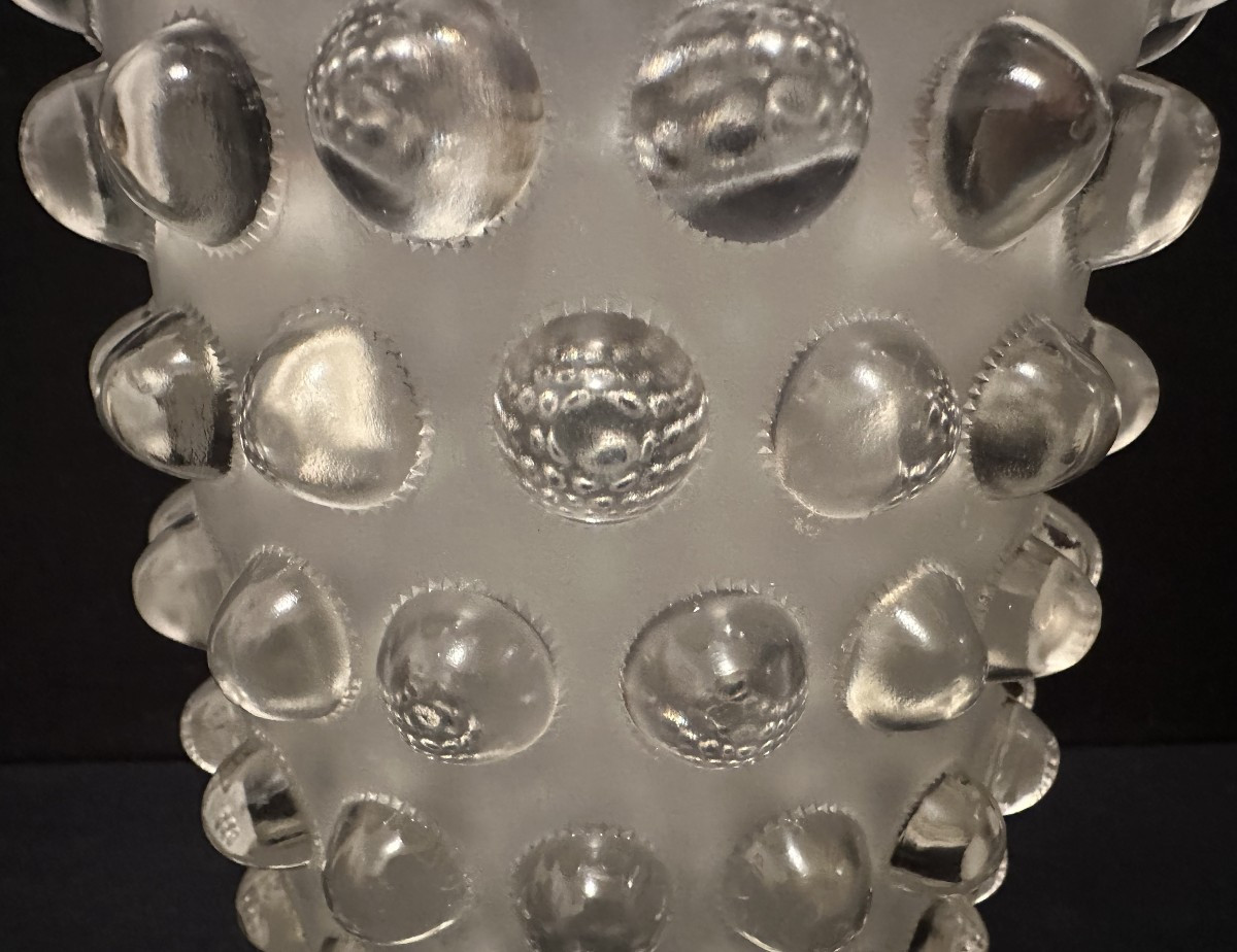 Lalique Vase Art Déco  Modèle Mossi -photo-4