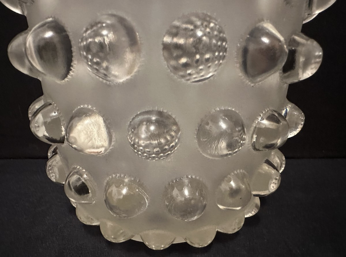 Lalique Vase Art Déco  Modèle Mossi -photo-1