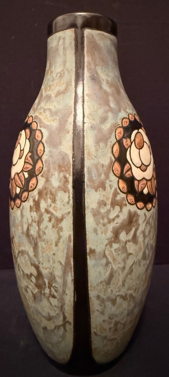 Charles Catteau vase Art Déco D771  grès Kéramis pour Boch Frères La Louvière Belgique 1923-photo-2