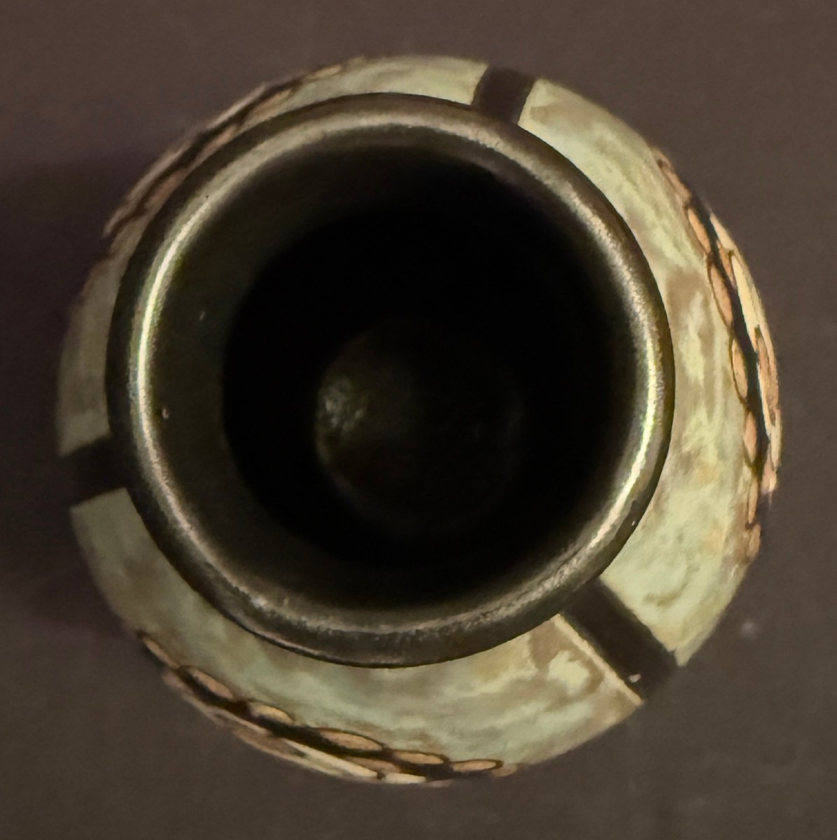 Charles Catteau vase Art Déco D771  grès Kéramis pour Boch Frères La Louvière Belgique 1923-photo-6