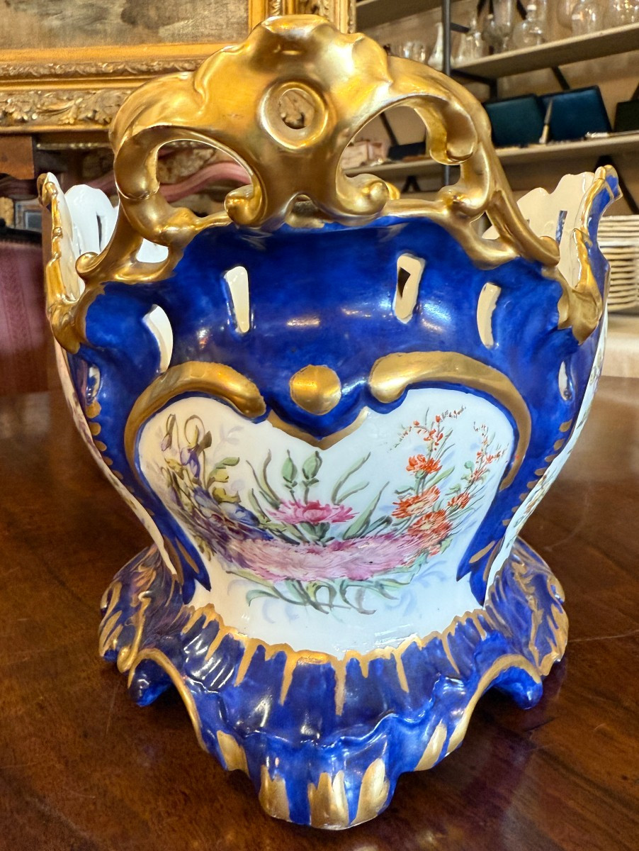 Louis XV Porcelain Set By L Pichon In Limoges, 20th Century-photo-5