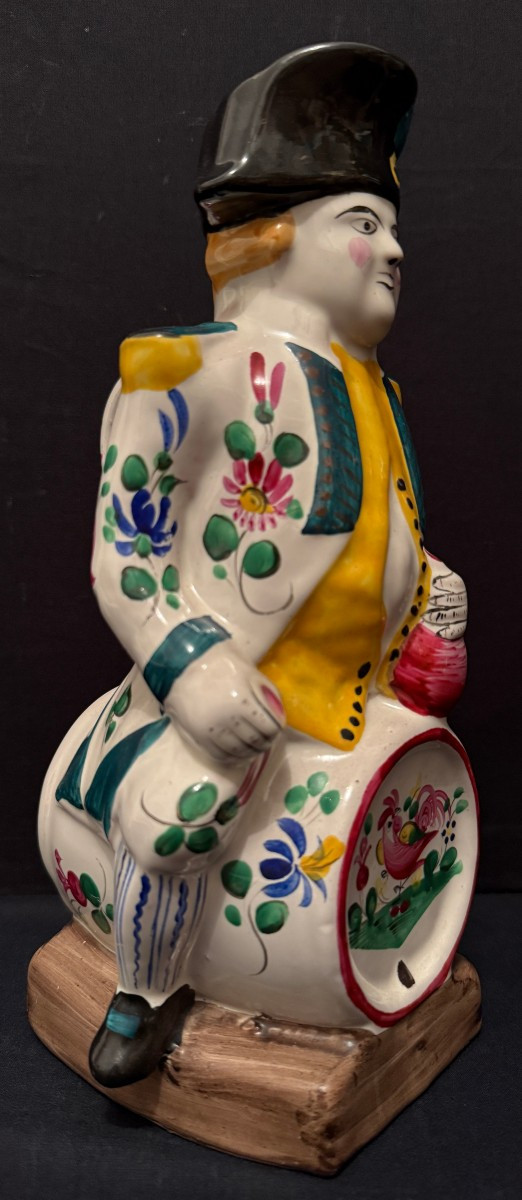 Jacquot Pot Pitcher In Saint Clément Earthenware, 19th Century-photo-1