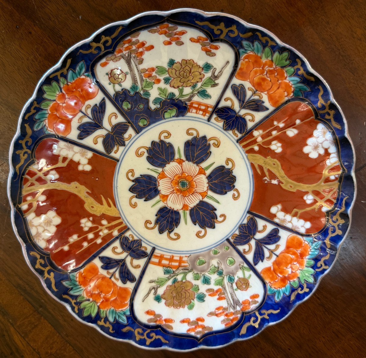 Pair Of Imari Porcelain Plates From The Arita Kilns, Karansha Brand, Japan, Meiji Period, Late 19th Century-photo-3
