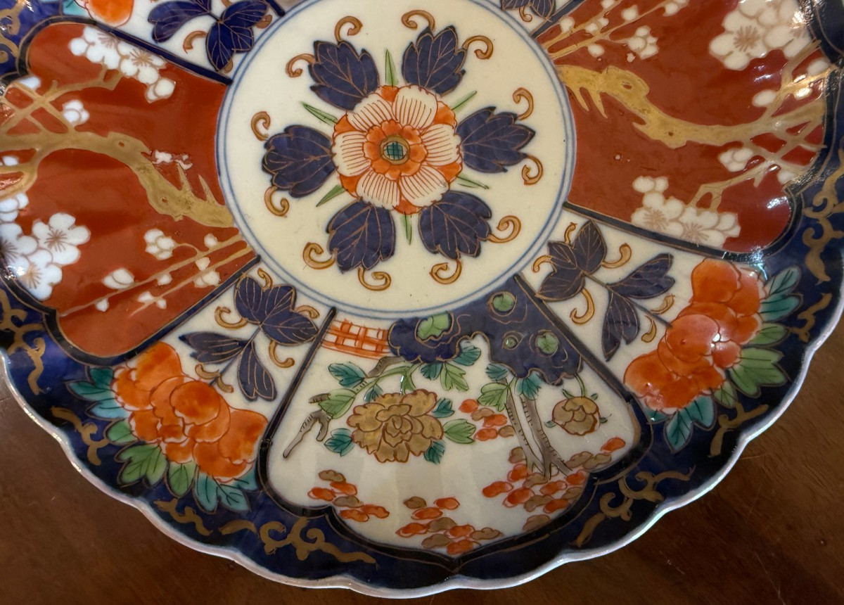 Pair Of Imari Porcelain Plates From The Arita Kilns, Karansha Brand, Japan, Meiji Period, Late 19th Century-photo-2