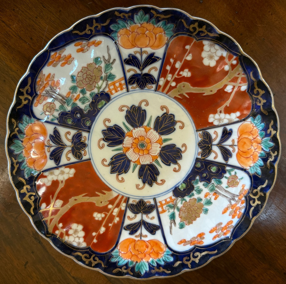 Pair Of Imari Porcelain Plates From The Arita Kilns, Karansha Brand, Japan, Meiji Period, Late 19th Century-photo-4