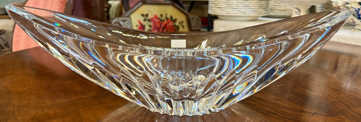 Baccarat Oval Crystal Fruit Bowl-photo-1