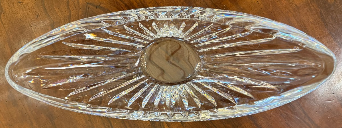 Baccarat Oval Crystal Fruit Bowl-photo-4