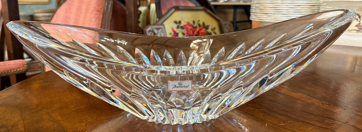 Baccarat Oval Crystal Fruit Bowl