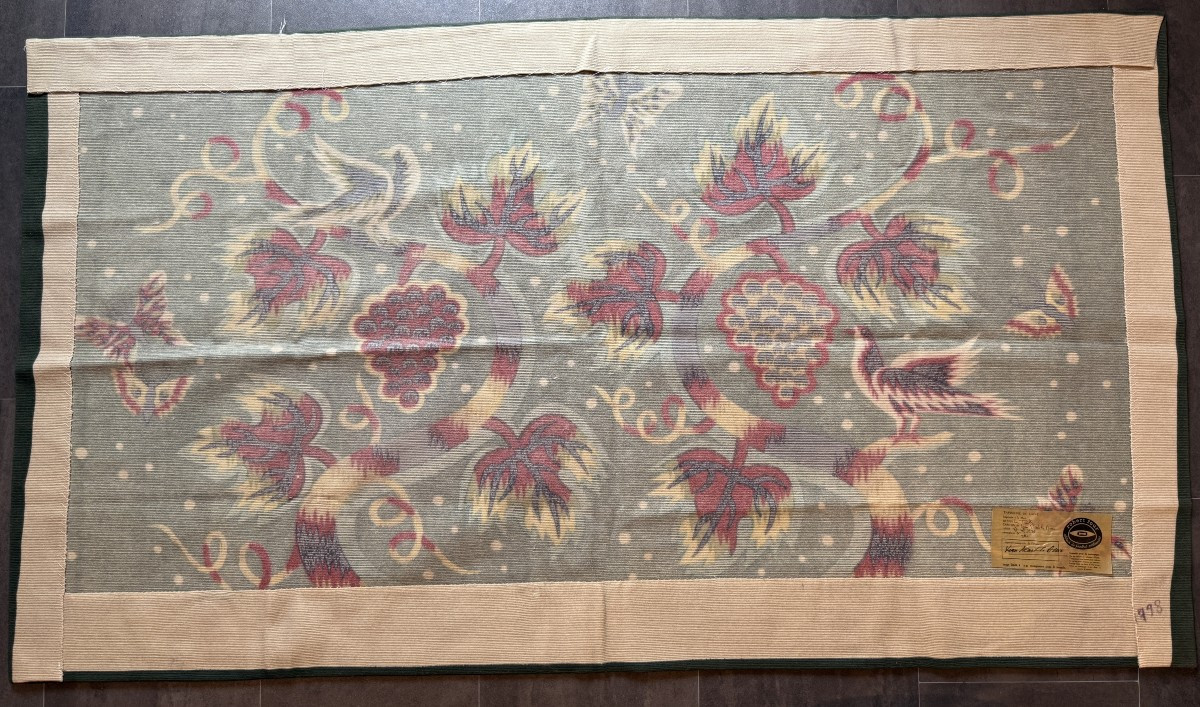 Jean Picart Le Doux tapisserie de laine imprimée à la main La Treille Robert Four éditeur c1950-photo-6