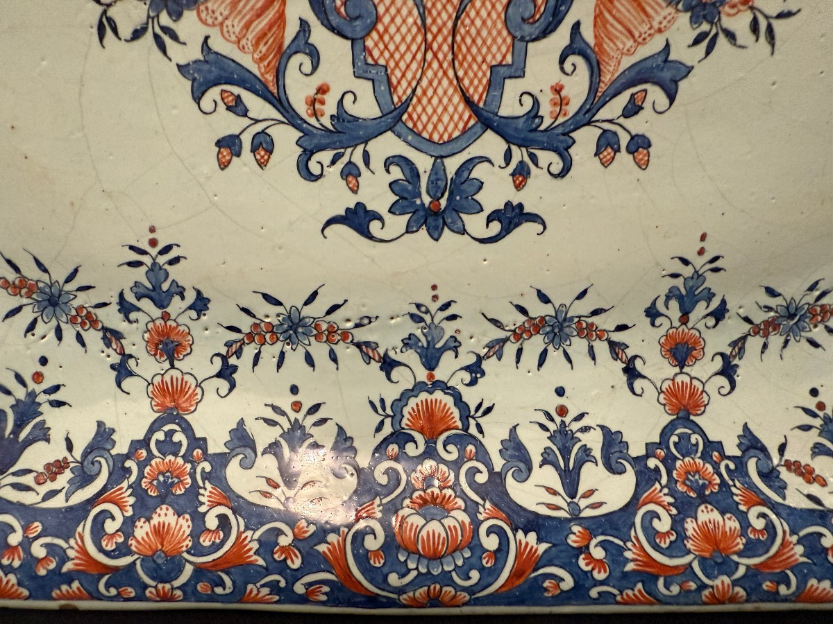 Rouen Earthenware Basket From The 18th Century-photo-6