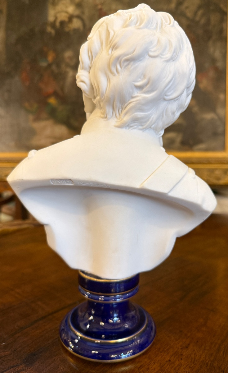 Sèvres Porcelain Bust Of Joseph Viala 1894-photo-3