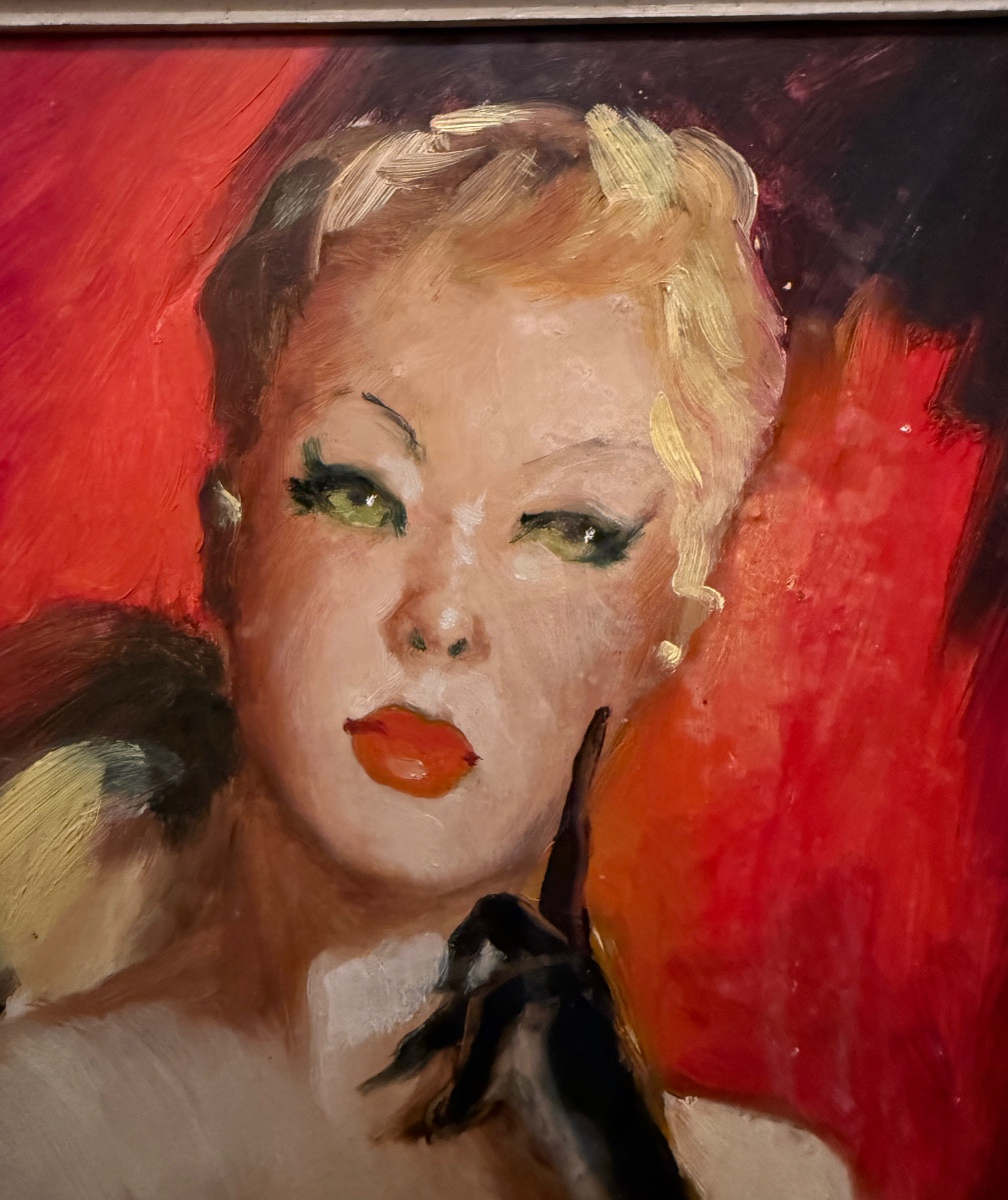 Portrait Painting Of A Woman From Madrid In Paris By Vicente Cristellys-photo-3