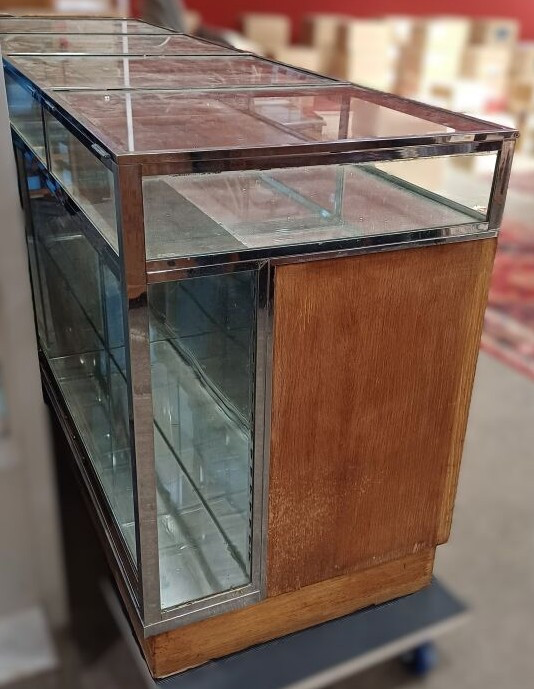 Grand comptoir vitrine de magasin par A Landes à Bordeaux  vers 1940-photo-2