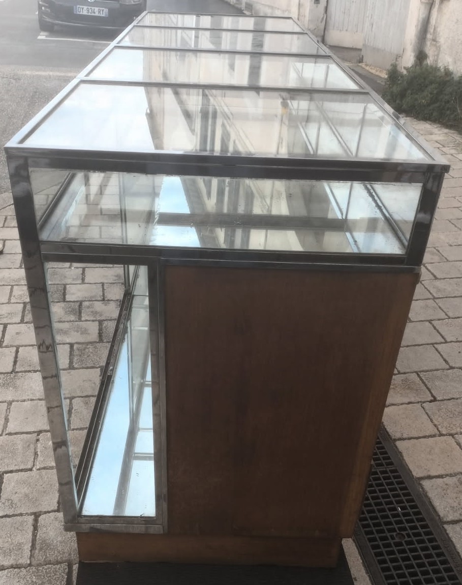 Grand comptoir vitrine de magasin par A Landes à Bordeaux  vers 1940-photo-2