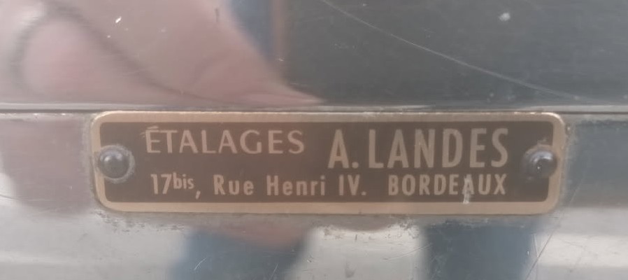 Grand comptoir vitrine de magasin par A Landes à Bordeaux  vers 1940-photo-3