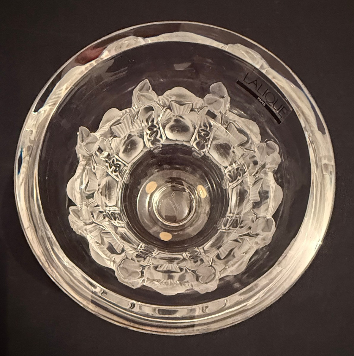 Lalique Crystal Vase With  Birds , Dampierre Model, 1848-photo-5