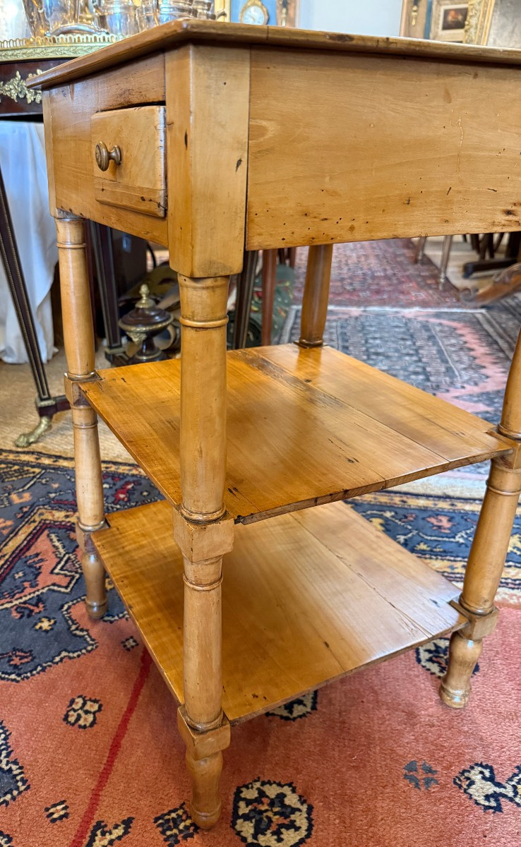 Meuble rafraîchissoir jardinière en merisier époque Directoire fin XVIIIème-photo-6