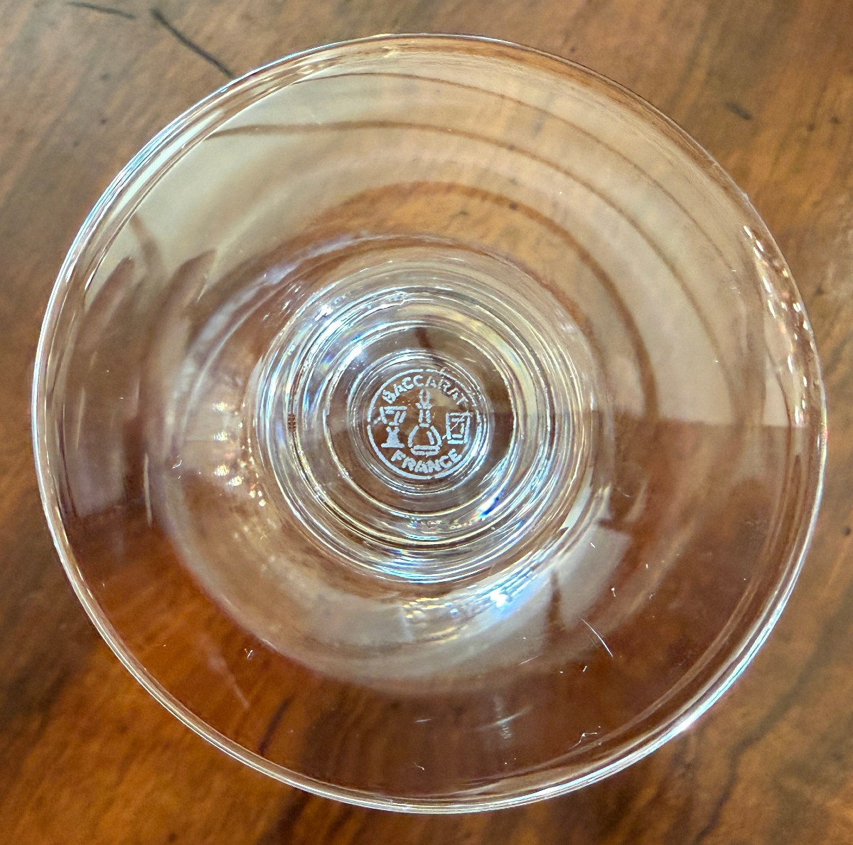 Baccarat service de 8 verres à eau et 8 verres à vin rouge en cristal modèle Sévigné état neuf -photo-6