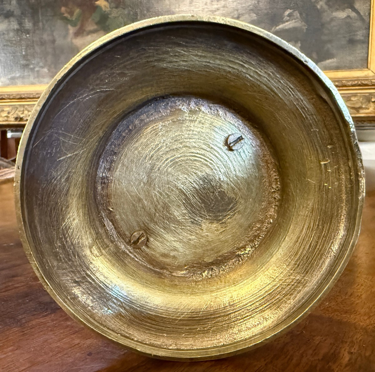 Petite sculpture bronze gentilhomme renaissance au plastron lisant un billet  par Alfred Barye -photo-8