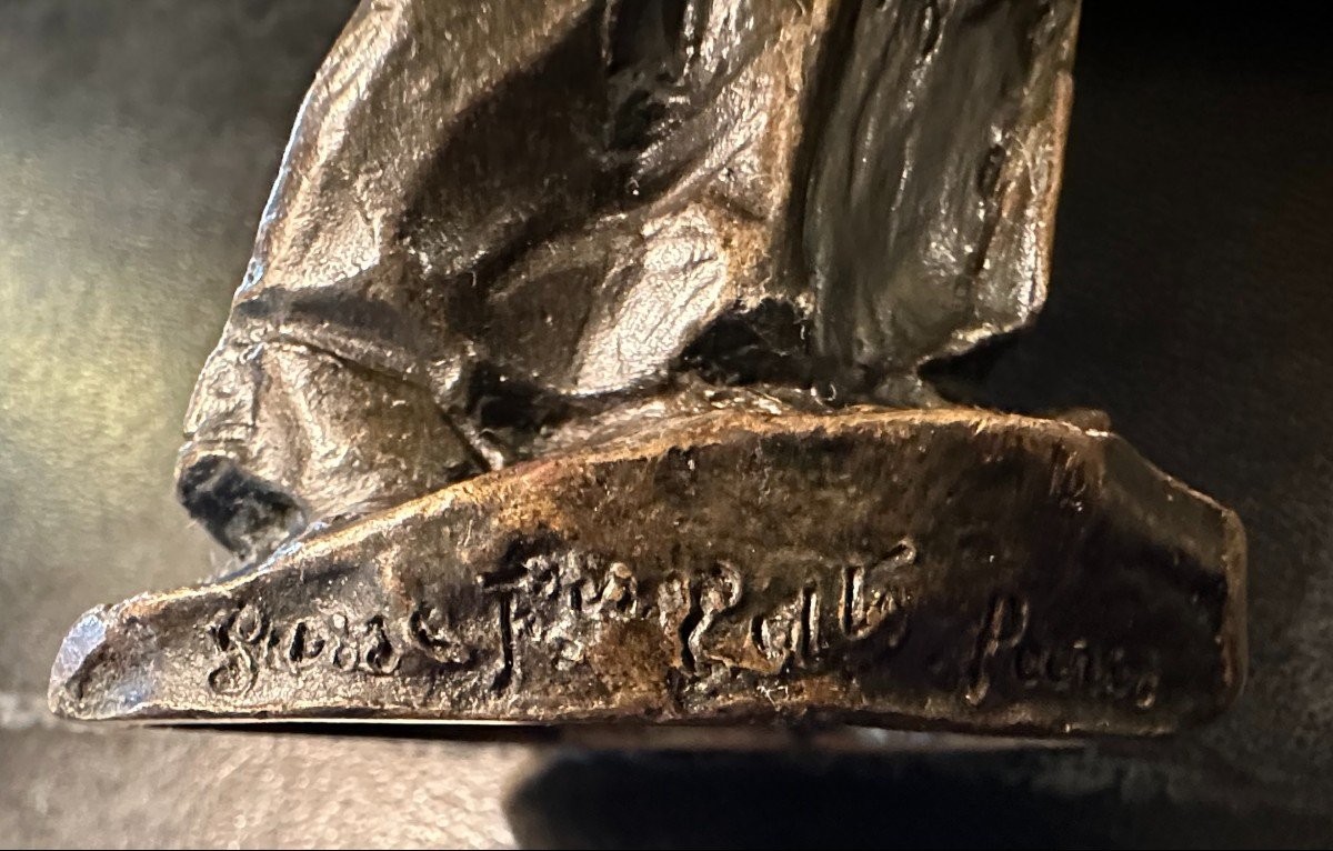 Bronze retour des champs ou retour de l'herbe par Aimé- Jules Dalou Susse Fondeurs XIXème-photo-7