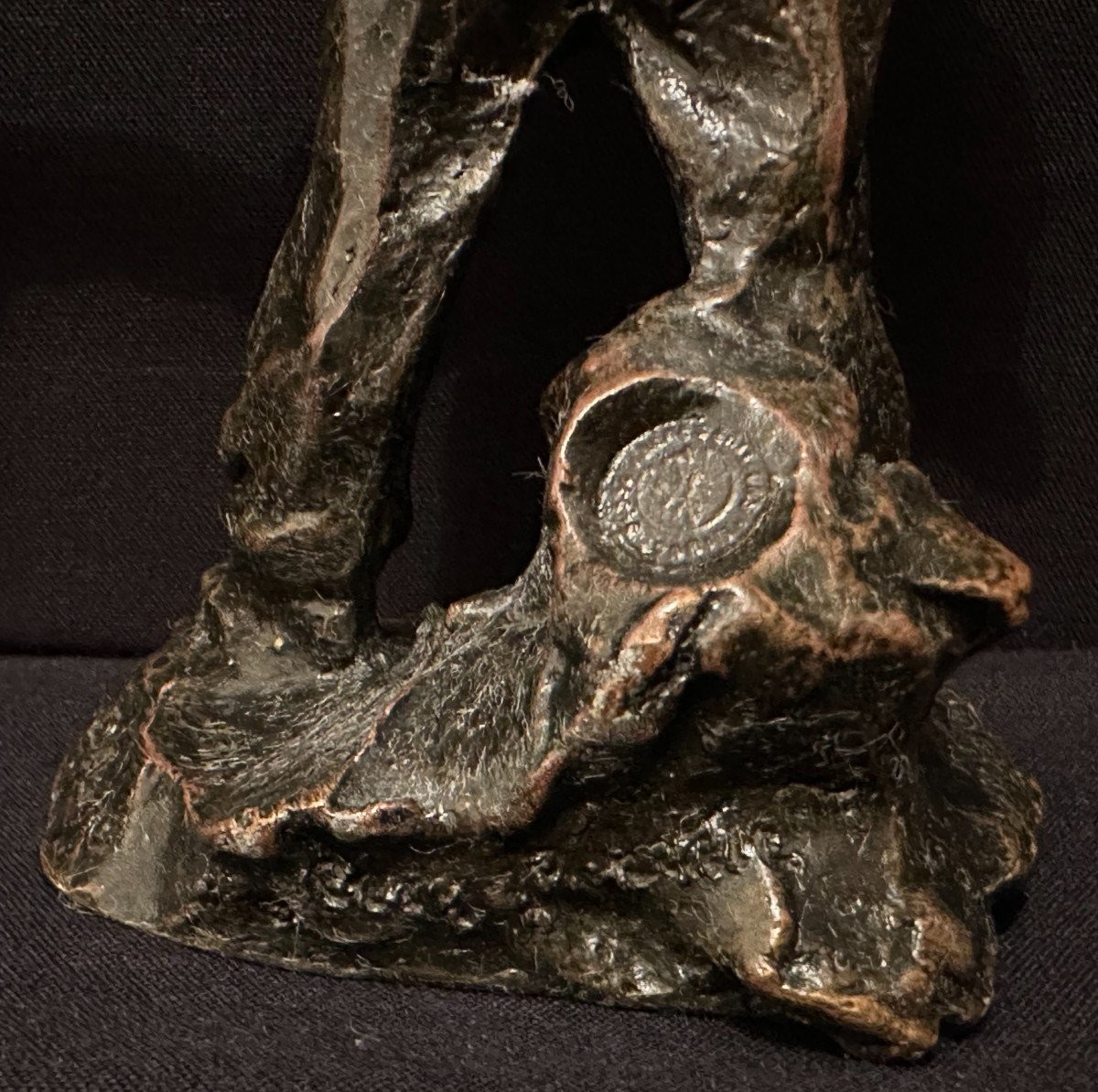 Bronze le terrassier par Aimé- Jules DALOU Susse Frères Fondeurs XIXème-photo-7