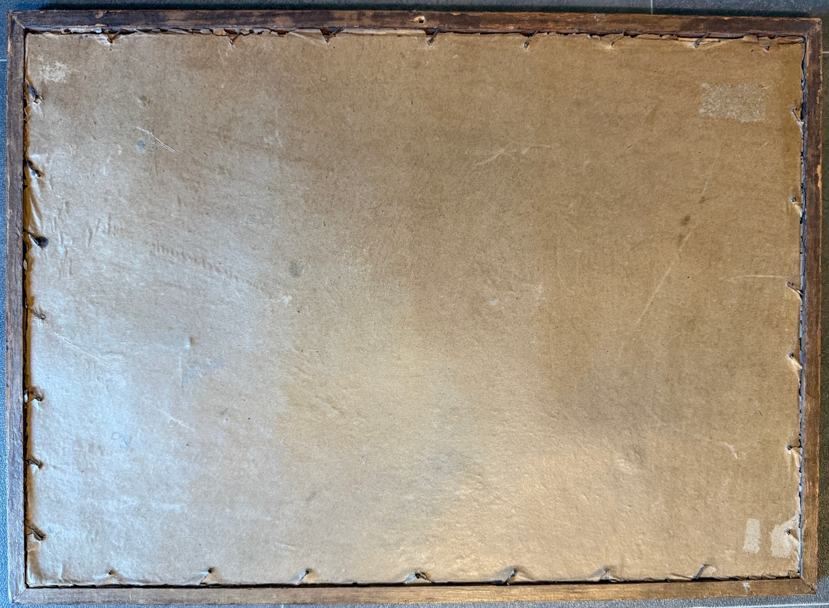 Gouache en trompe l'œil Franchi par Giovanni Mapucci  école italienne début XIXème-photo-8