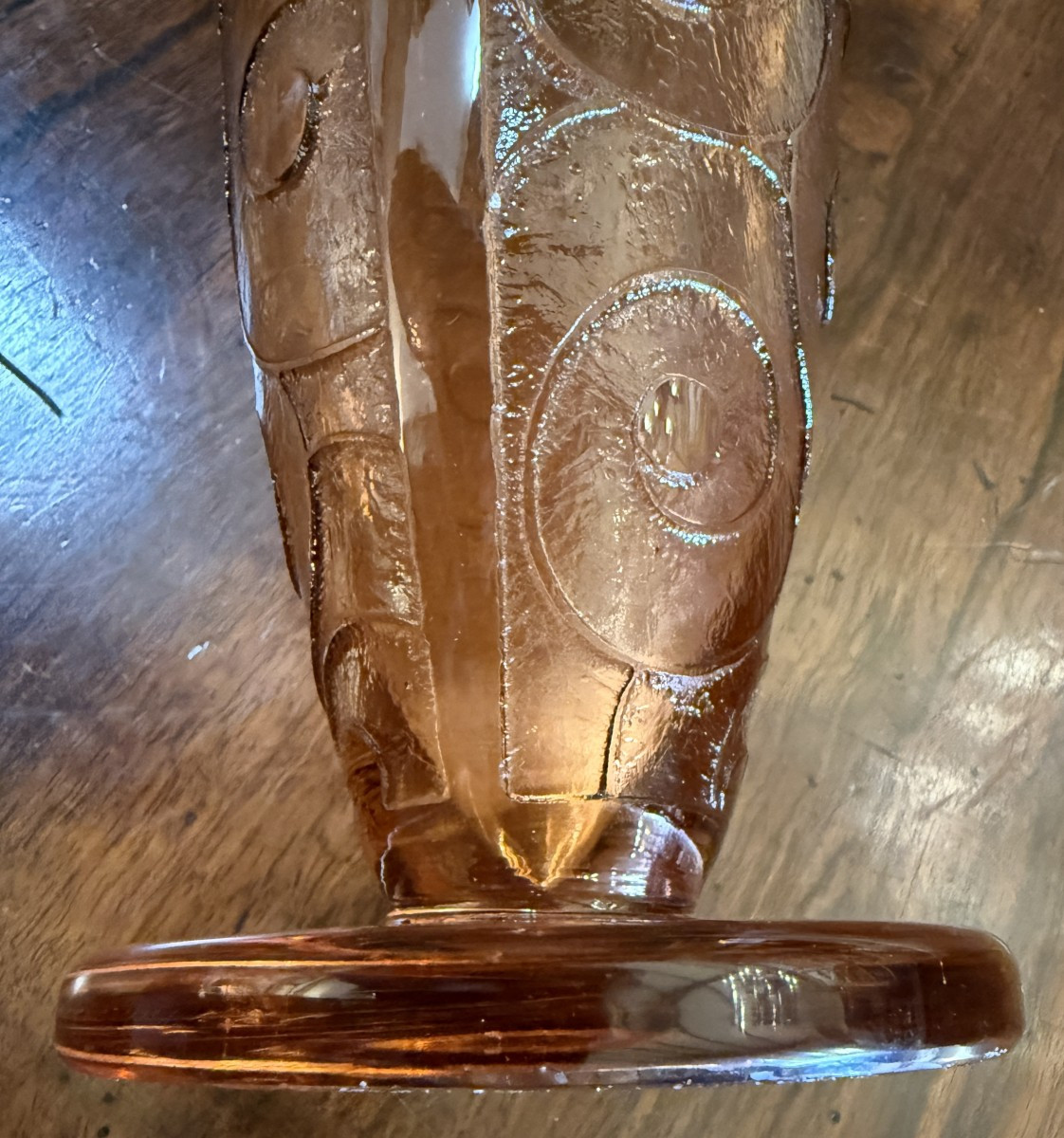 Grand vase Art Déco  Charder Charles Schneider Le Verre Français Épinay-sur-Seine vers 1935-photo-4