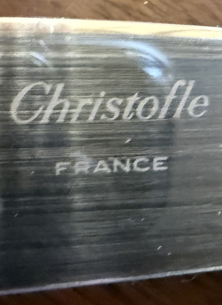 Christofle Menagère 6 Personnes Modèle Perle 39 Pieces-photo-7