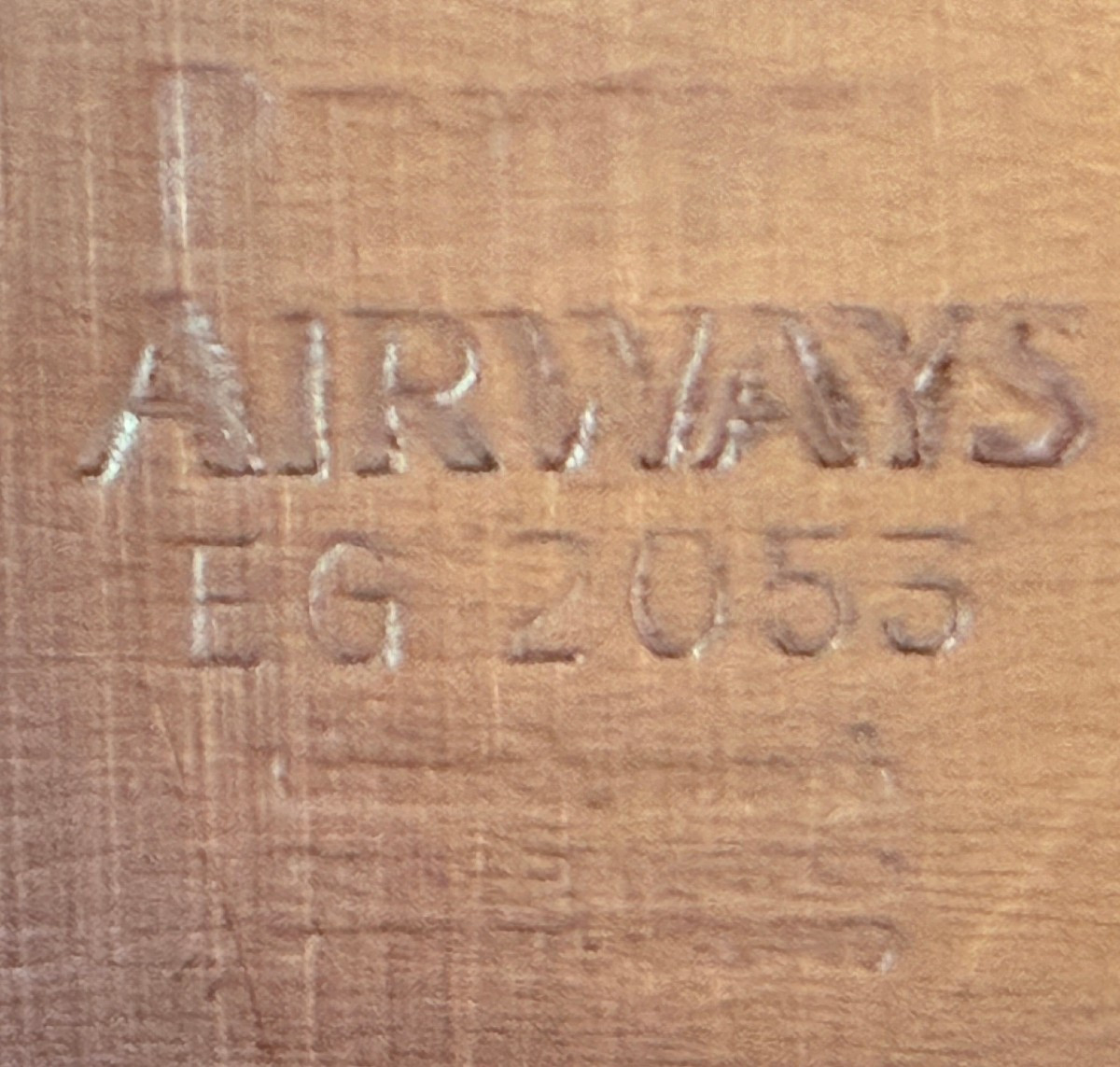 Le Concorde paire de plateaux de service métal argenté  British Airways 1ère classe 1970-photo-5