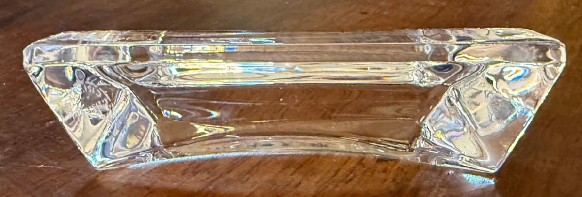 Saint Louis 12 Knife And Chopstick Holders Crystal Pagoda Model-photo-1