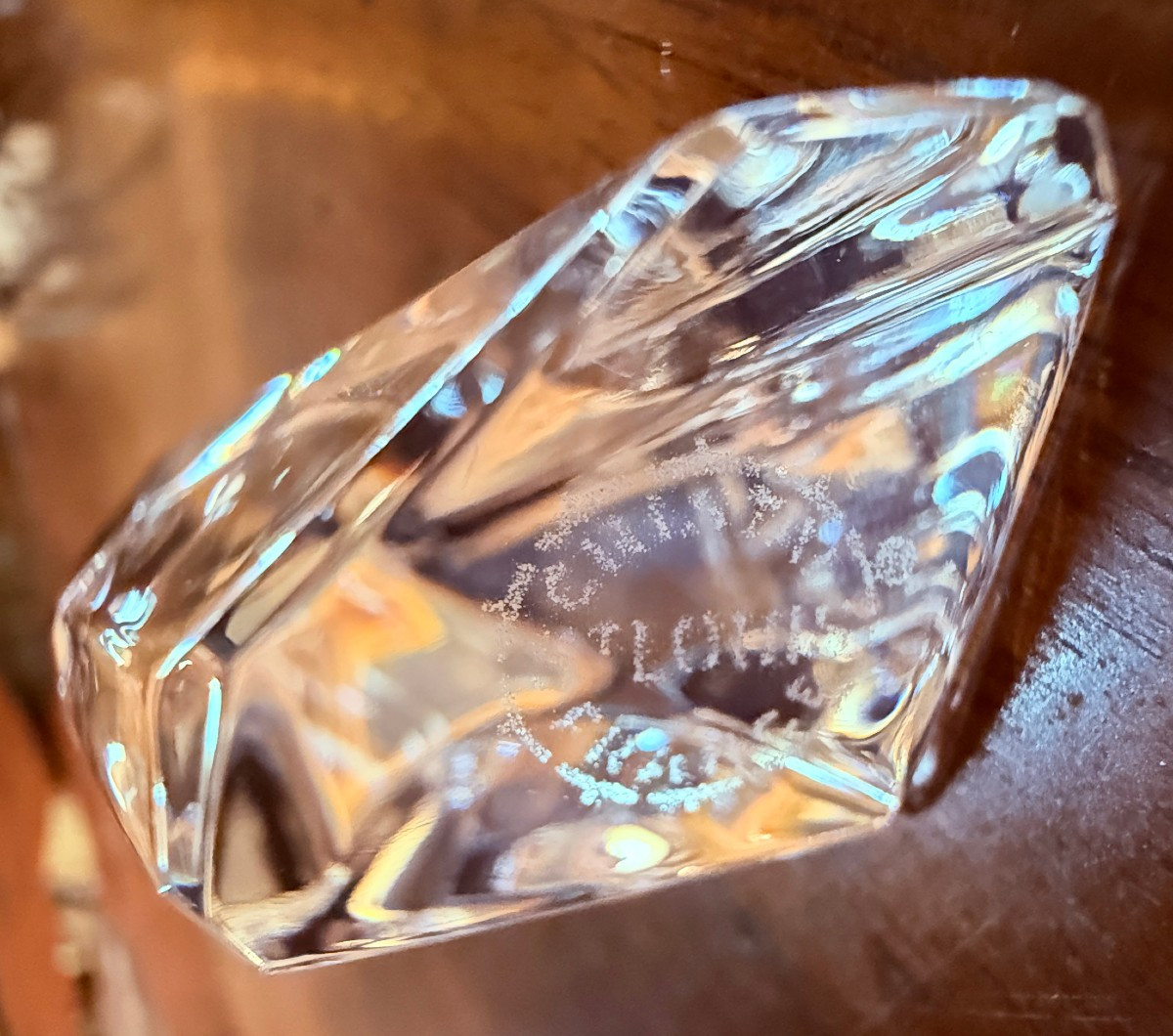 Saint Louis 12 Knife And Chopstick Holders Crystal Pagoda Model-photo-4