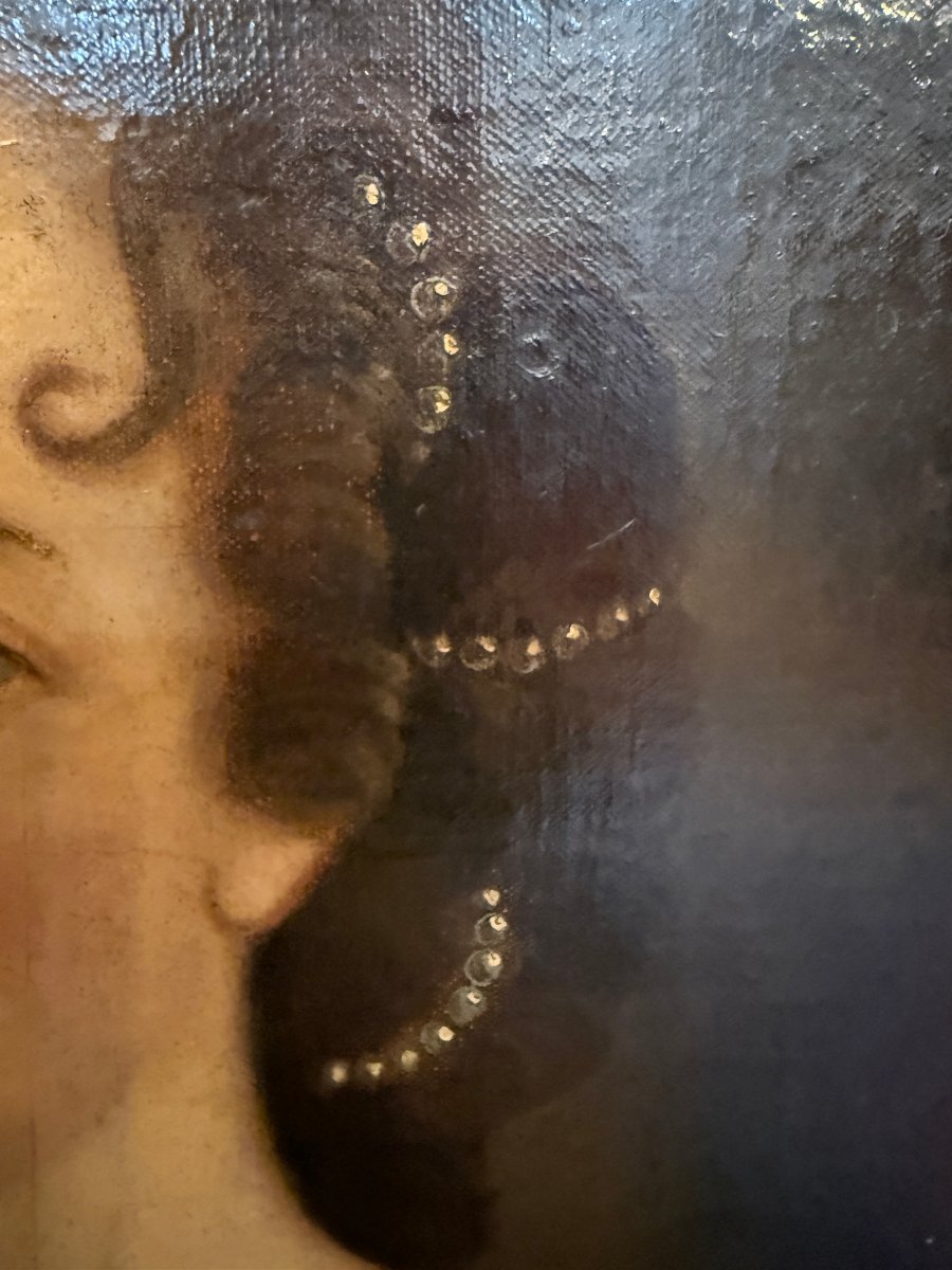 Portrait Of A Lady Of Quality French School After François De Troy Circa 1700-photo-5