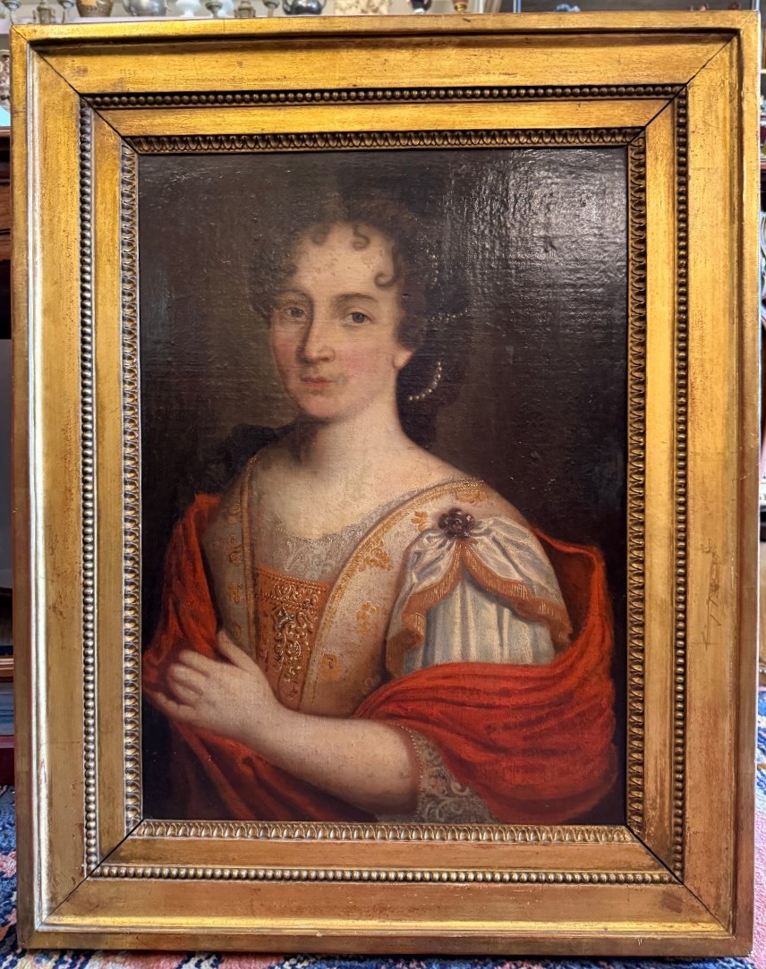 Portrait Of A Lady Of Quality French School After François De Troy Circa 1700