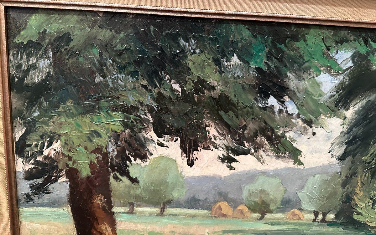 Paulémile PISSARRO tableau paysage le ruisseau-photo-2
