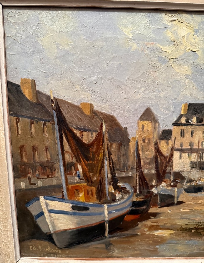 Seascape: The Port Of Le Croisic At Low Tide By Ermondo Bellantonio-photo-3