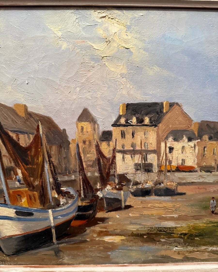 Seascape: The Port Of Le Croisic At Low Tide By Ermondo Bellantonio-photo-4