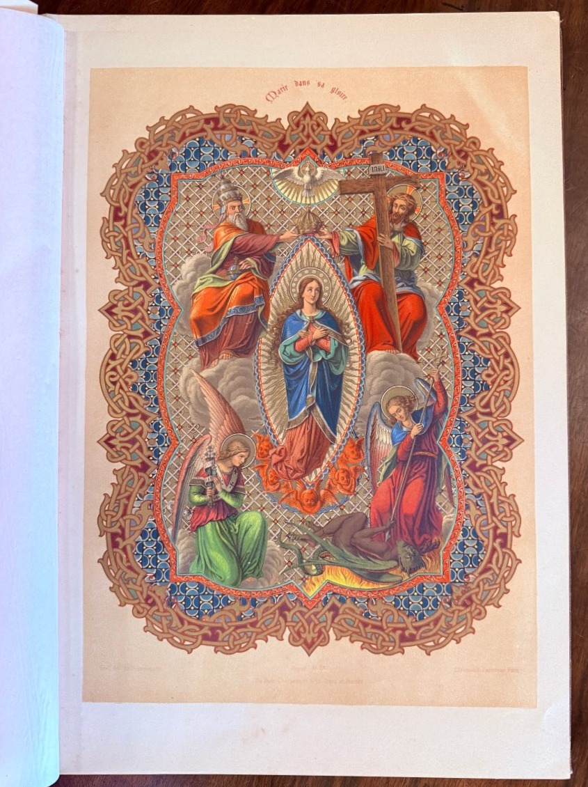 Livre La Vie et les Mystères de la Bienheureuse Vierge Marie éditeur Charpentier 1859-photo-2