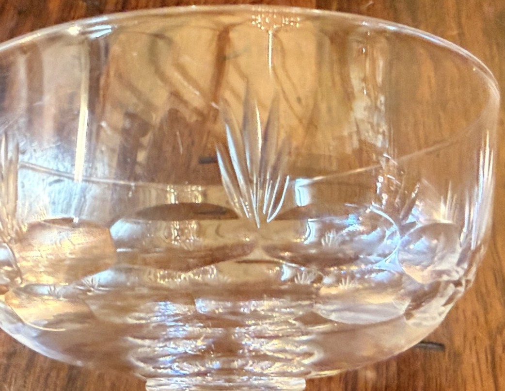 Baccarat neuf coupes à champagne en cristal fin XIXème-photo-4
