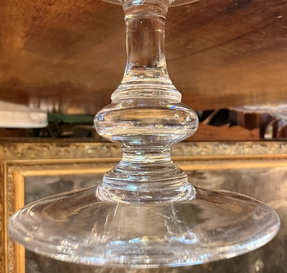 Baccarat neuf coupes à champagne en cristal fin XIXème-photo-6
