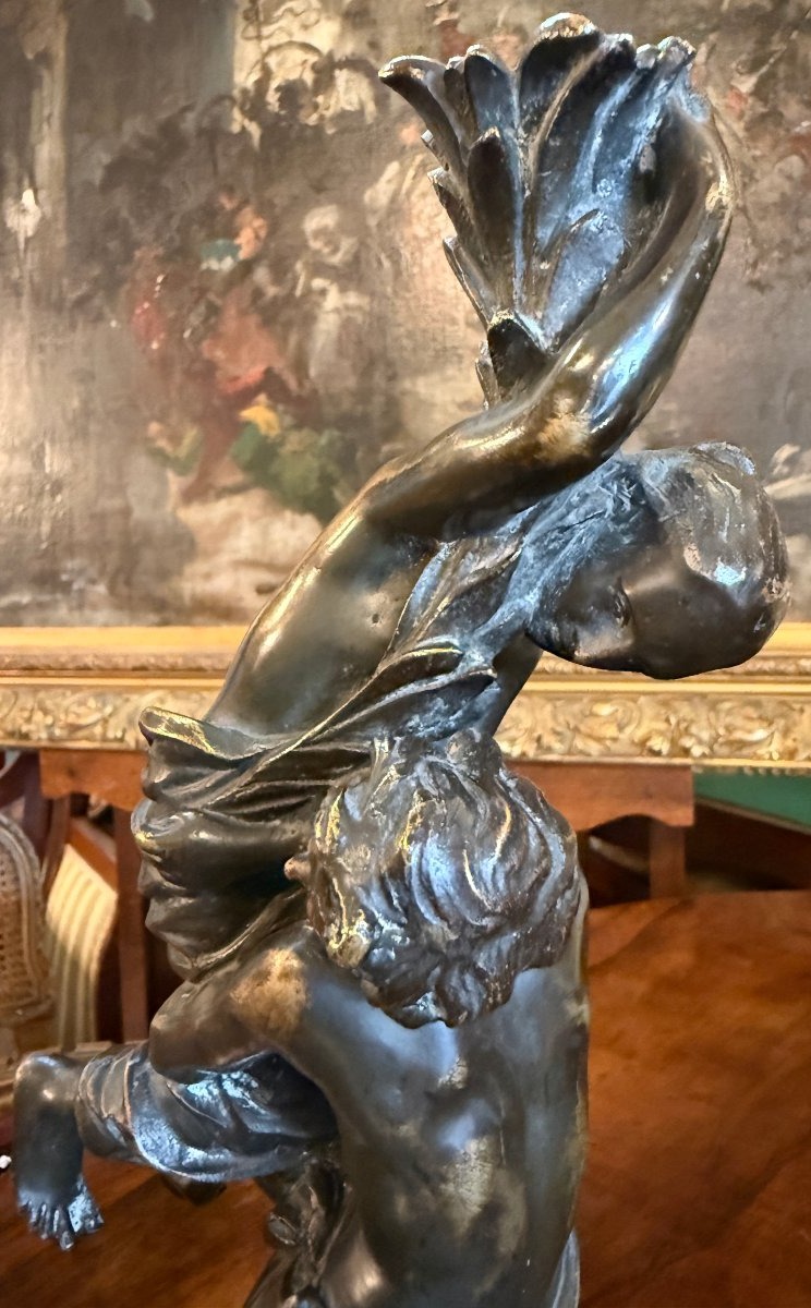 Bronze Sculpture Depicting A Kidnapping, Late 19th Century In The Style Of Clodion-photo-1