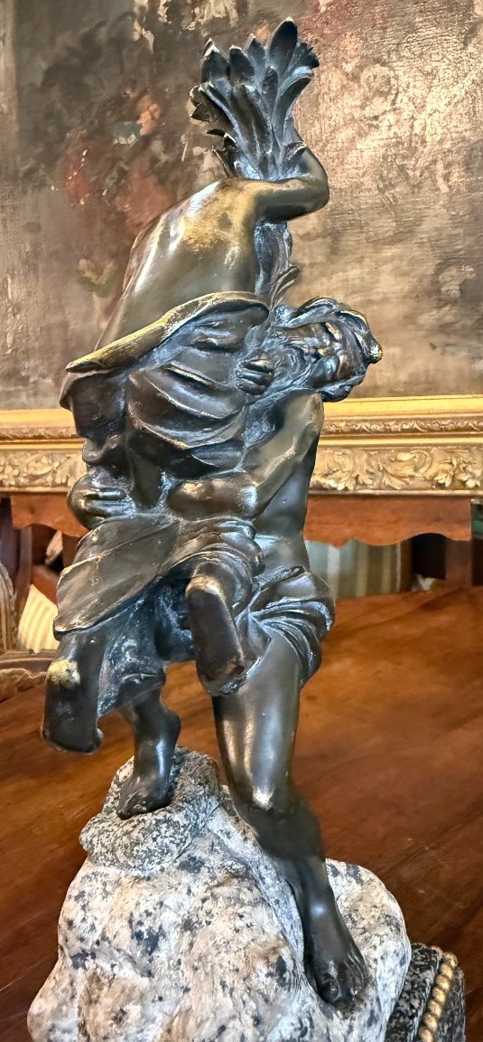 Bronze Sculpture Depicting A Kidnapping, Late 19th Century In The Style Of Clodion-photo-6