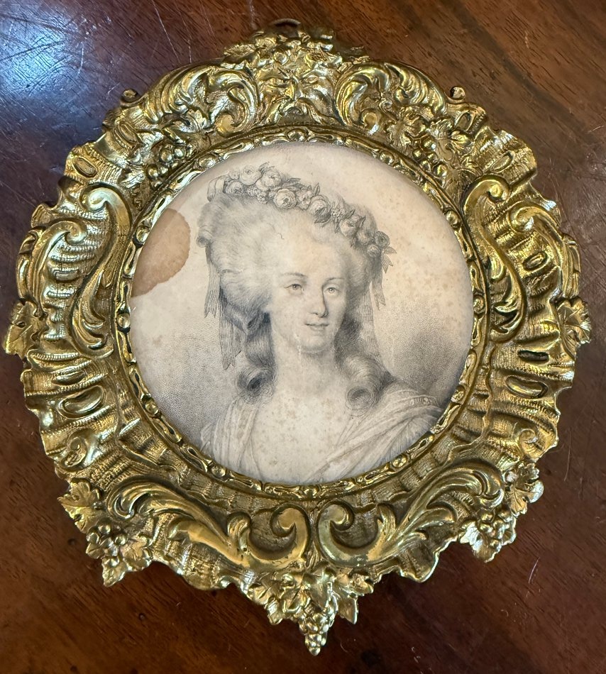 Eight Bronze Photo Medallion Frames For Hanging, From The Napoleon III Era, 19th Century-photo-4
