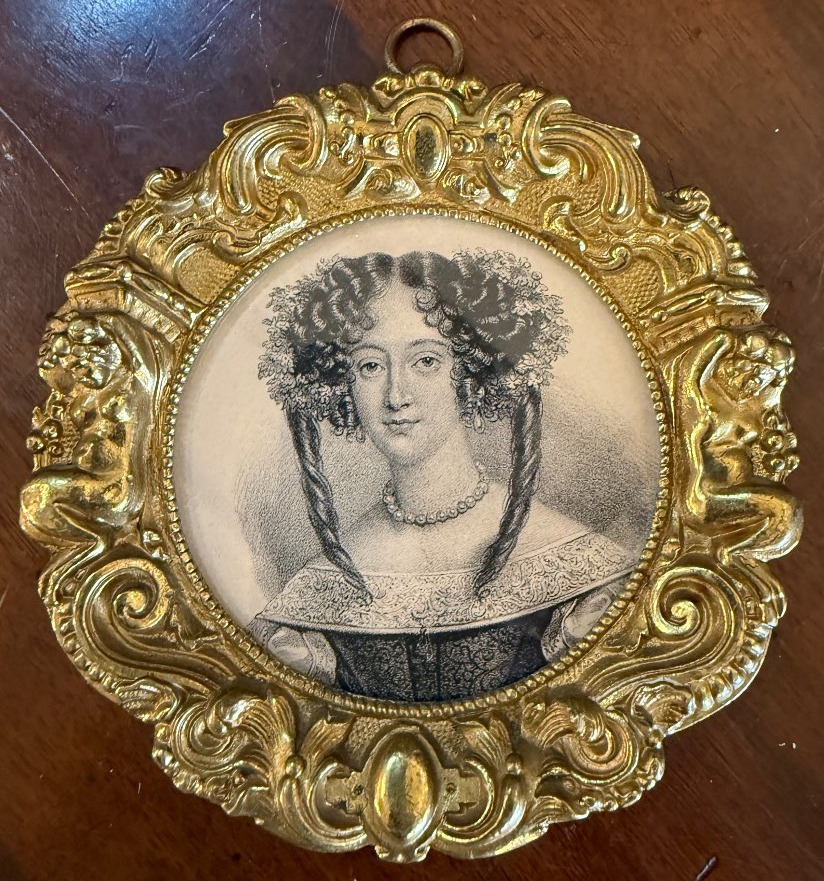 Eight Bronze Photo Medallion Frames For Hanging, From The Napoleon III Era, 19th Century-photo-5