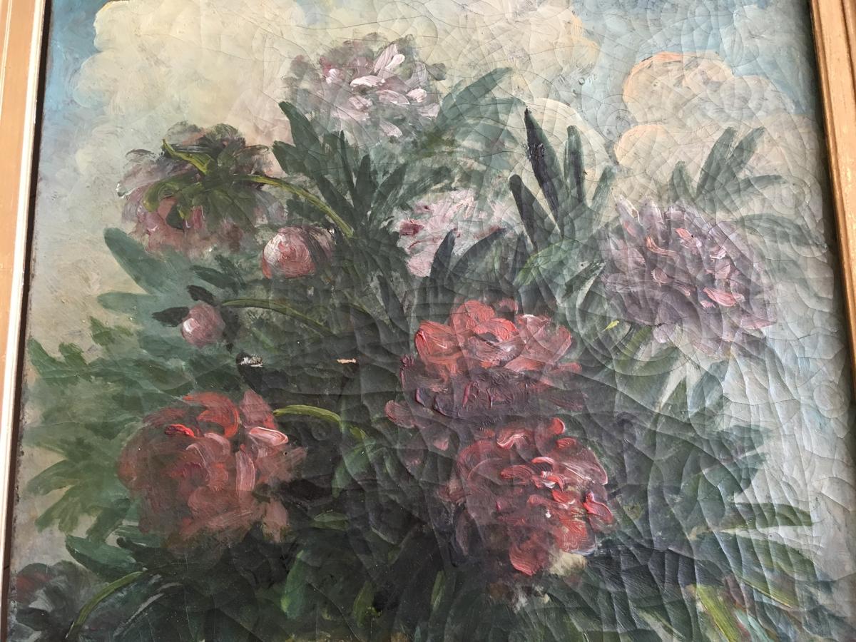 Painting Bouquet Of Peonies-photo-4