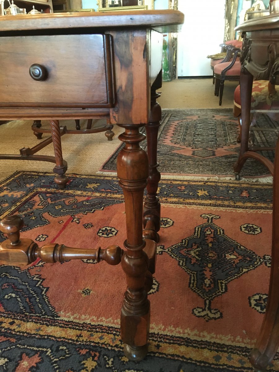 Table Epoque Louis XIV En Gaïac , Acajou Et Bois Exotique .XVIIème-photo-3