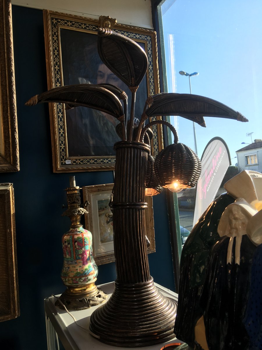 Lampe Palmier Par Lopez Torrès 1970-photo-3